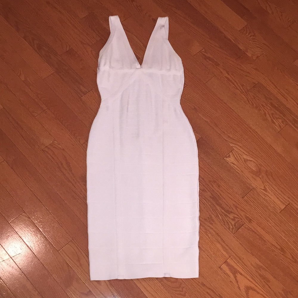 Marciano white bandage dress